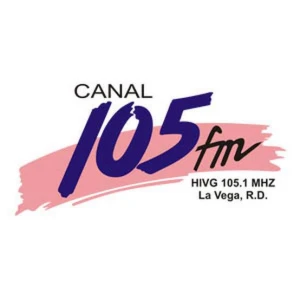 Logo de Canal 105.1 FM - Emisora 105.1 MHz en La Vega