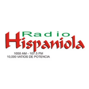 Logo de Radio Hispaniola 1050 AM / 107.5 FM - Emisora 107.5 MHz / 1050 AM en Santiago