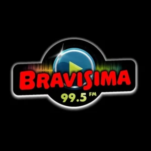 Logo de Bravisima 99.5 FM - Emisora 99.5 MHz en Santiago