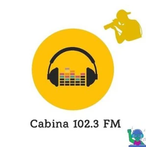 Logo de Cabina 102.3 FM - Emisora 102.3 MHz en Santiago