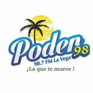 Logo de Poder 98.7 FM - Emisora 98.7 FM en La Vega