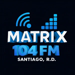Logo de Matrix 104.7 FM - Emisora 104.7 FM en Santiago